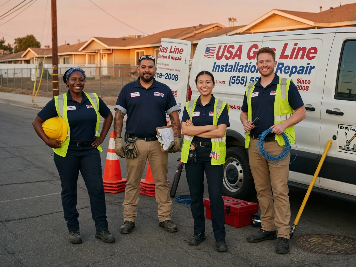 Gas Line Installation company in Hallam, NE